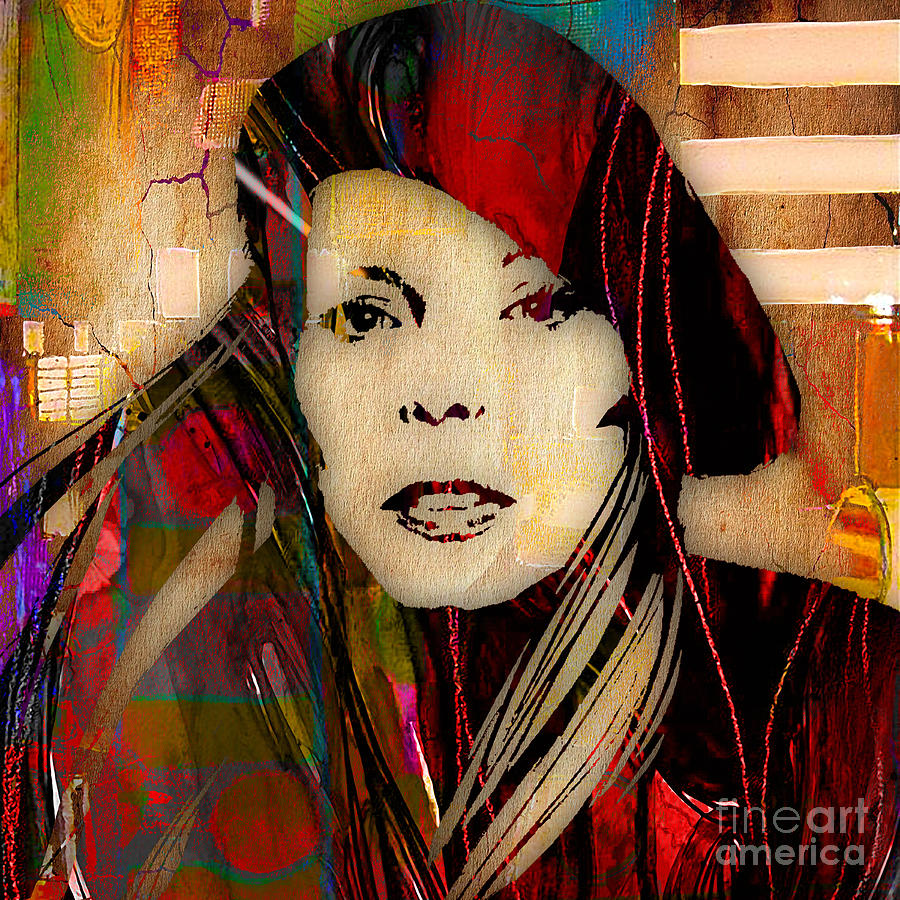 Joni Mitchell Collection #5 Mixed Media by Marvin Blaine