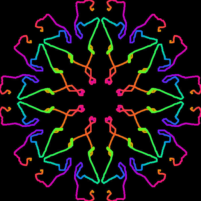 kaleidoscope drawing