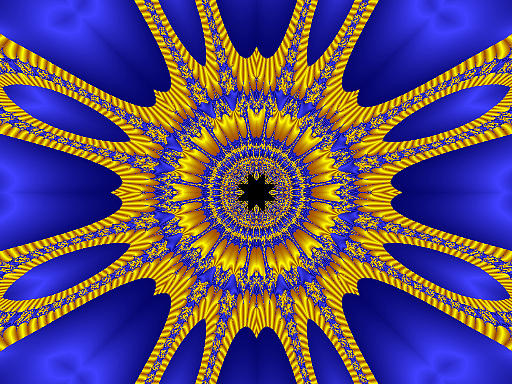 Kaleidoscopic Fractal #4 Painting by Bruce Nutting