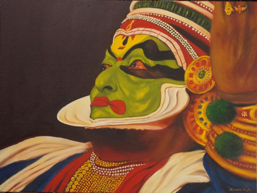 Kathakali Painting - Kathakali Painting #5 by Kishor Raja
