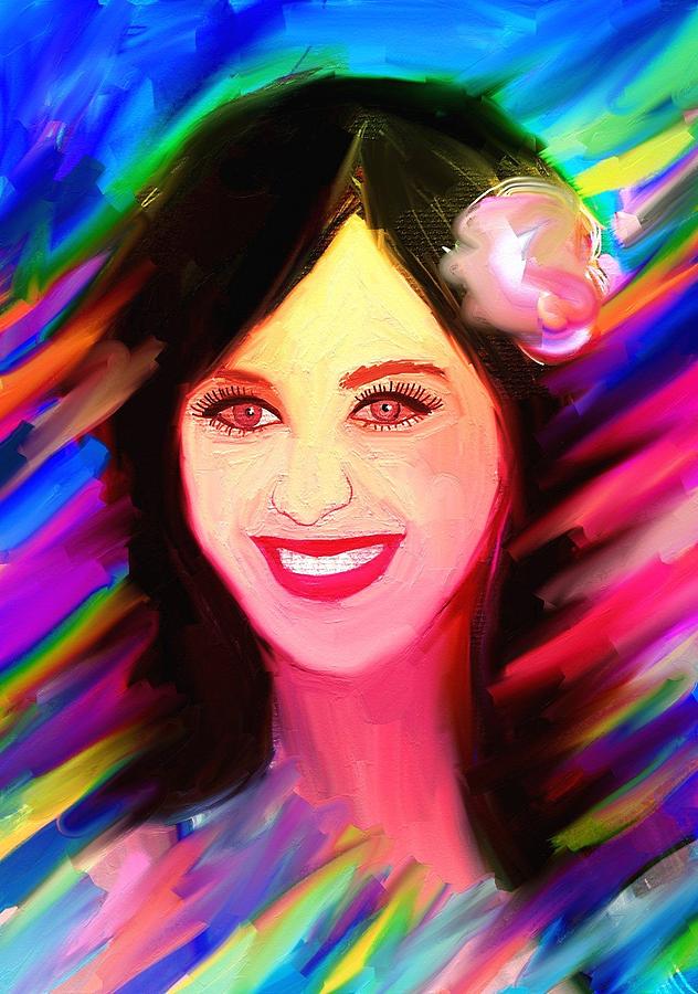Katy Perry #5 Painting by Bogdan Floridana Oana