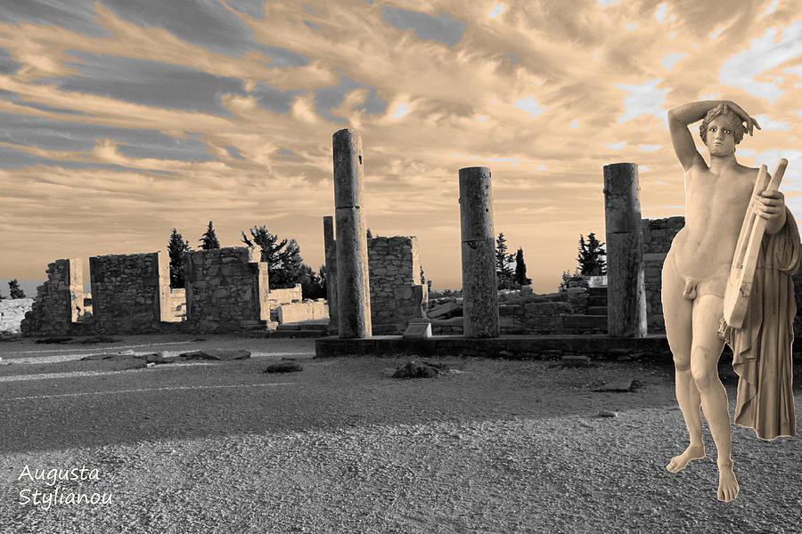Kourion-Temple of Apollo #6 Digital Art by Augusta Stylianou
