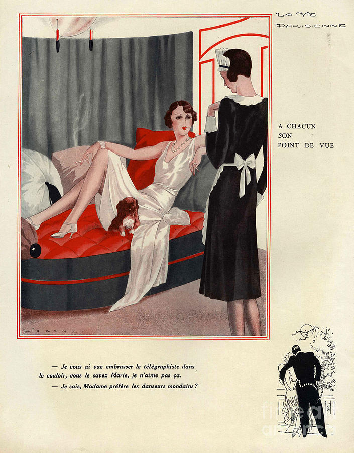 1930s Drawing - La Vie Parisienne  1931 1930s France Cc #5 by The Advertising Archives
