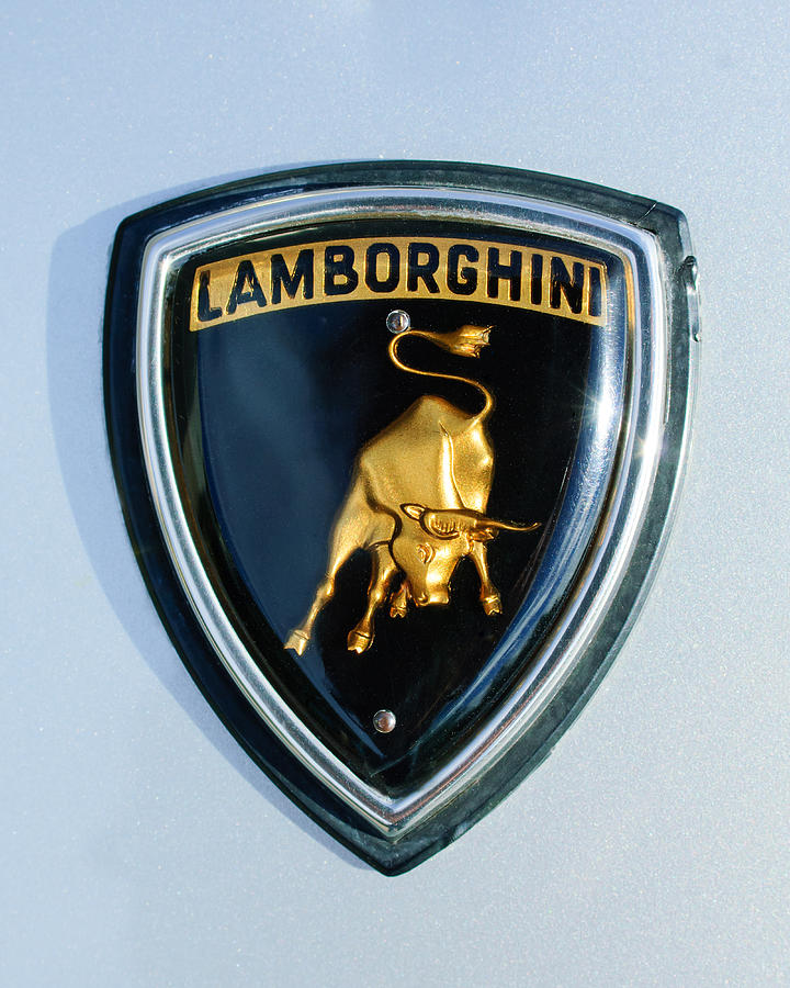Lamborghini Emblem #5 Photograph by Jill Reger