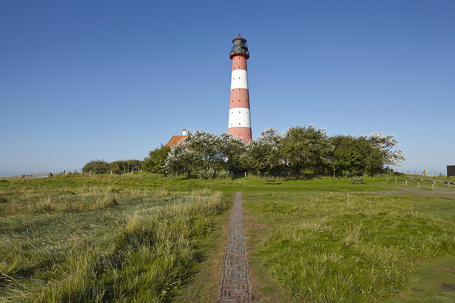 Lighthouse Photograph - Lighthouse Westerhever #5 by Olaf Schulz