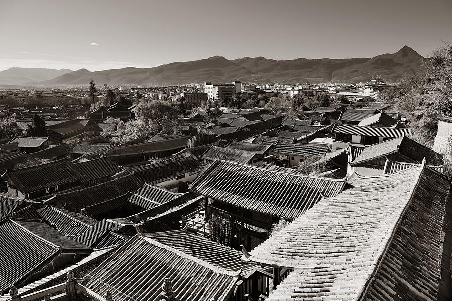 Lijiang old buildings #5 Photograph by Songquan Deng