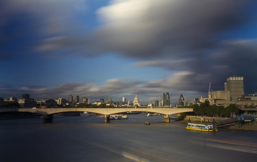 London  Skyline Waterloo  Bridge  #5 Photograph by David French