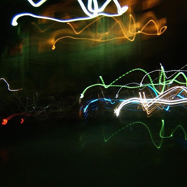 Car Photograph - #longexposure #motionblur #light #night #5 by Joe Giampaoli