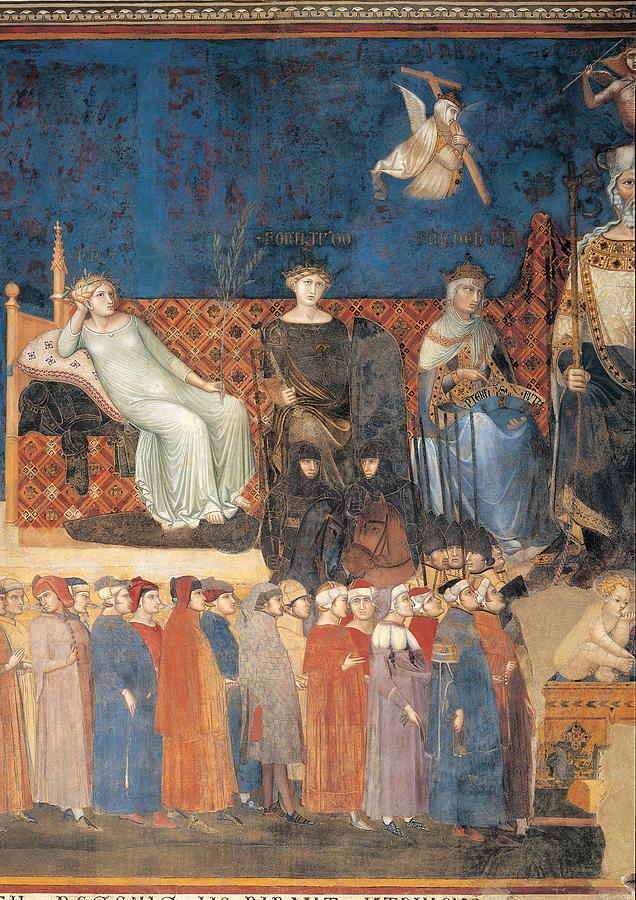 Lorenzetti Ambrogio, Allegory Of Good #5 Photograph by Everett - Fine ...