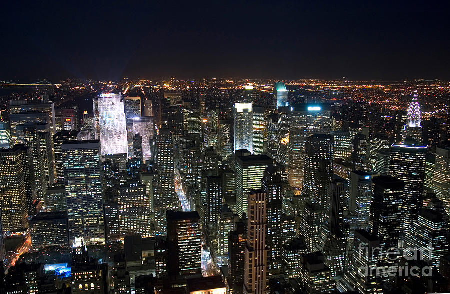 Manhattan Skyline #5 Photograph by Catherine Ursillo