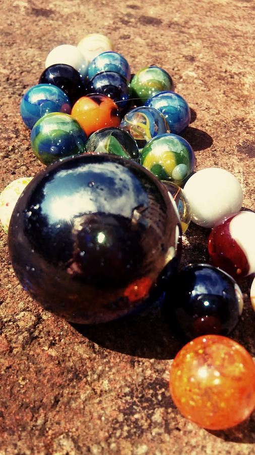 Ball Photograph - Marbles #5 by Candy Floss Happy