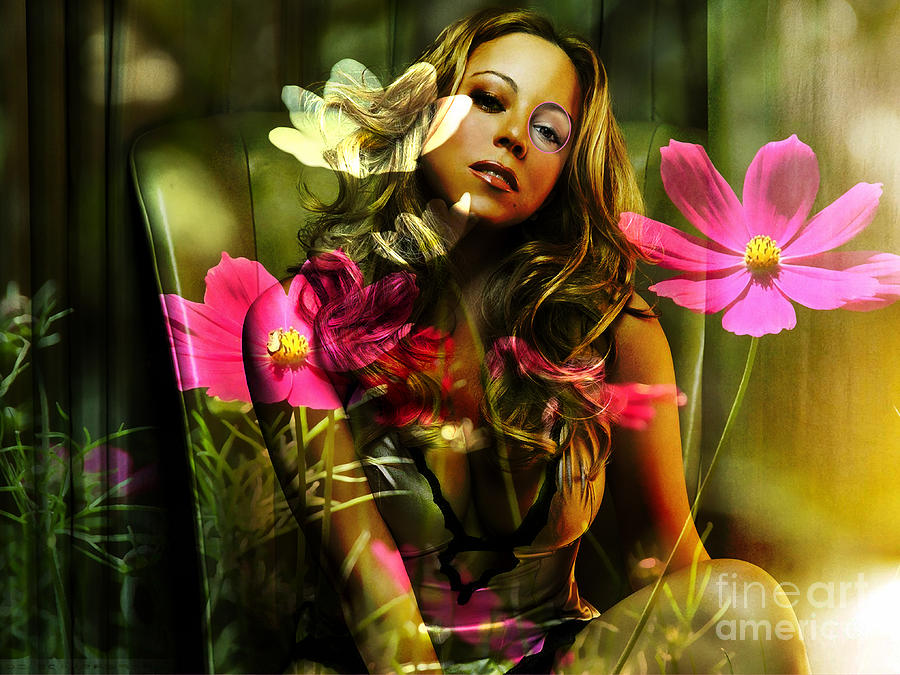 Mariah Carey Mixed Media - Mariah Carey #1 by Marvin Blaine