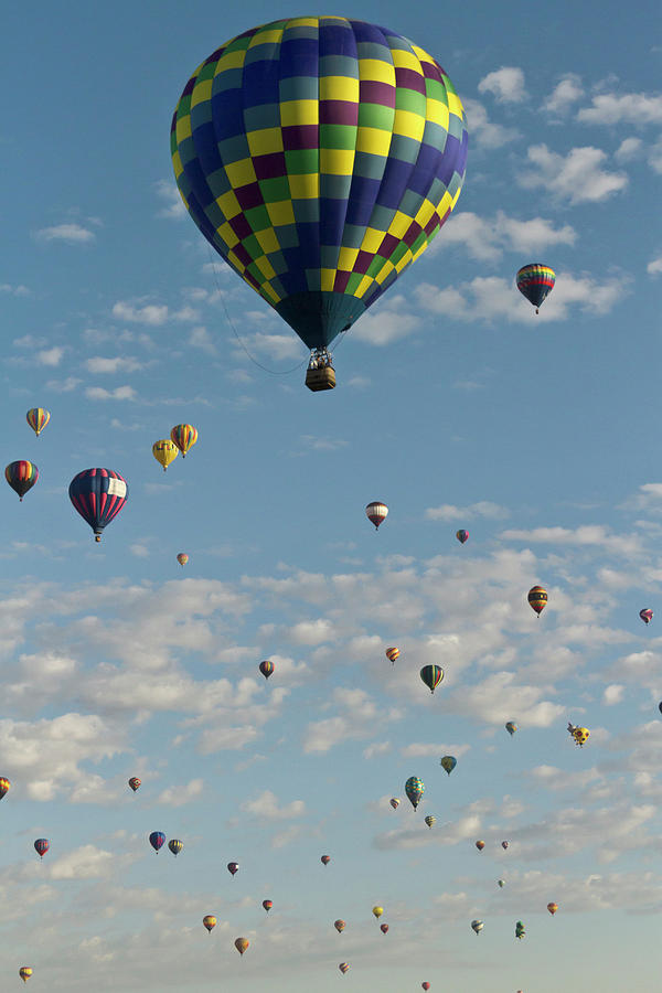 Mass Ascension At The Albuquerque Hot Photograph by William Sutton