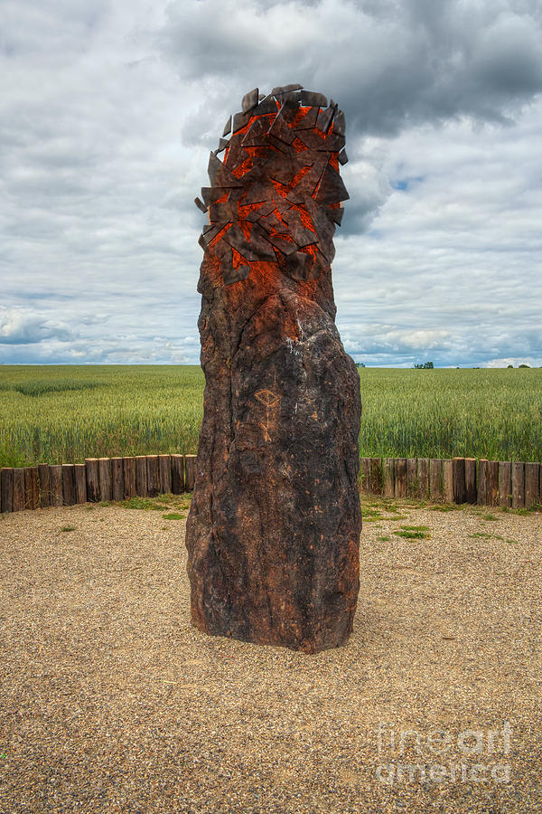 menhir Stone Shepherd #5 Digital Art by Michal Boubin