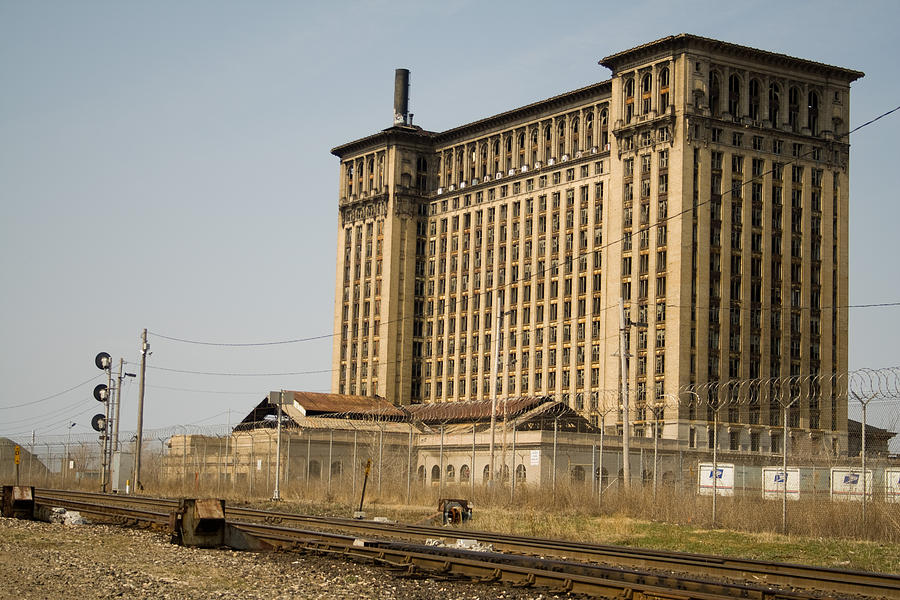 Detroit Photograph - Michigan Central Station #5 by Gary Marx