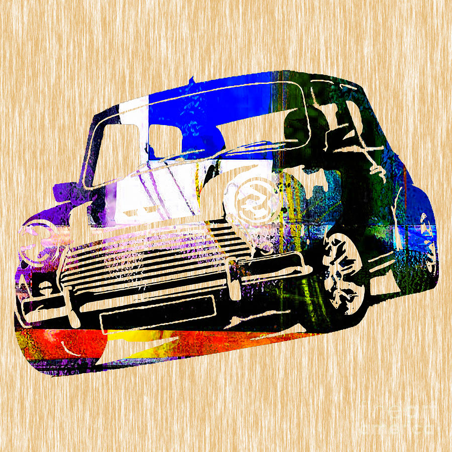 Mini Cooper #5 Mixed Media by Marvin Blaine