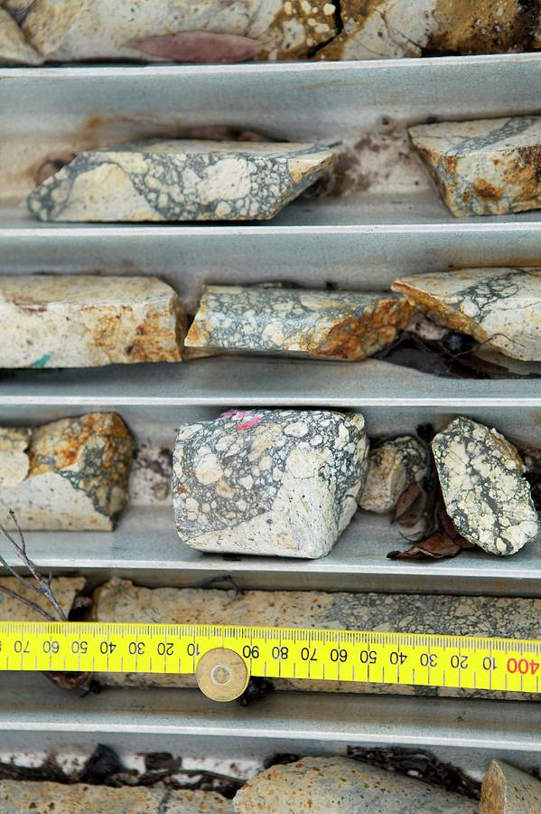 Mining Core Samples #5 Photograph by Phil Hill/science Photo Library