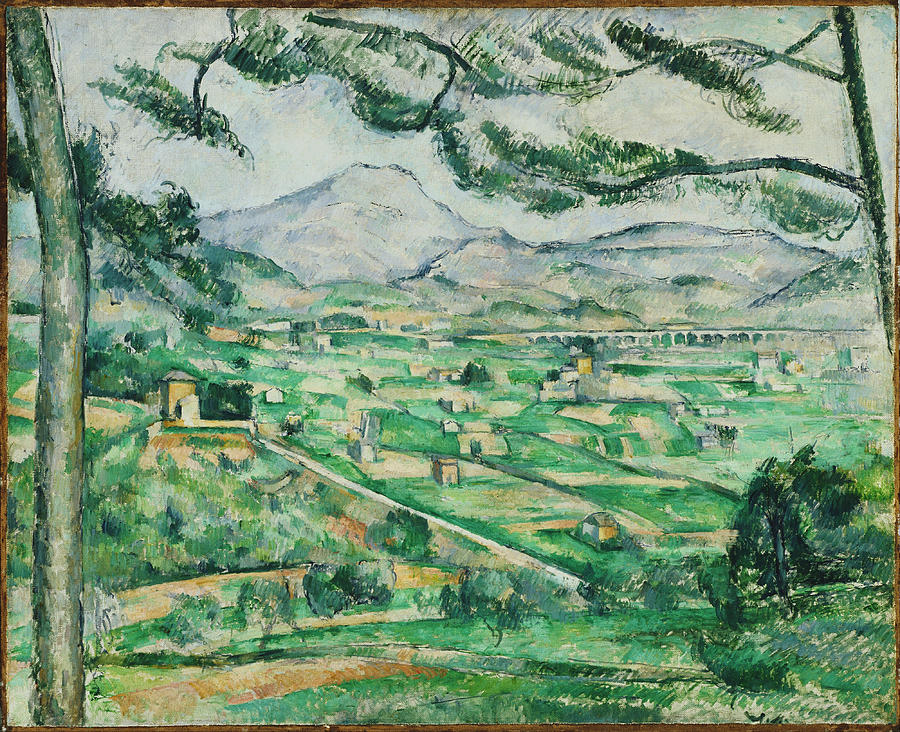 Mont Sainte-Victoire #6 Painting by Paul Cezanne