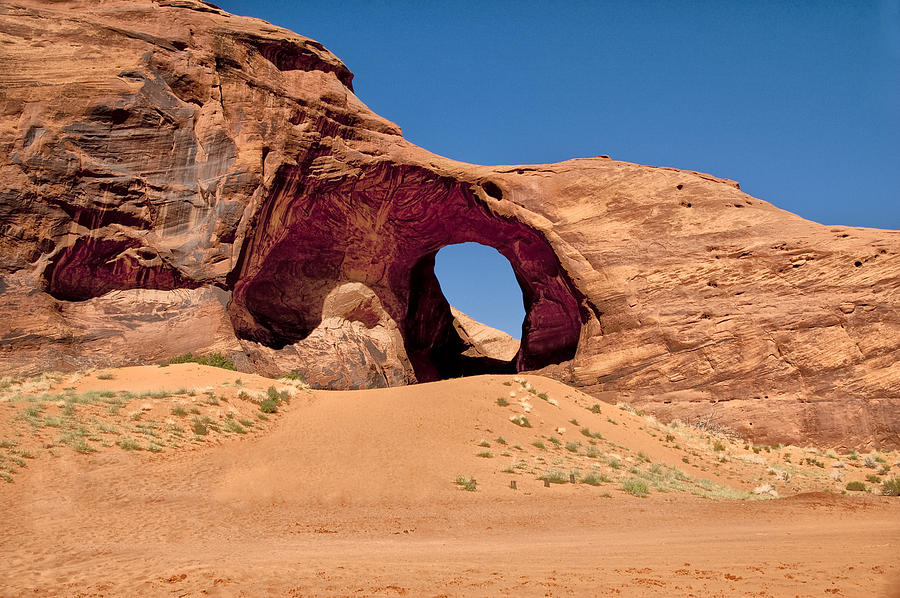 Ear of the Wind - Monument Valley - Arizona Photograph by Jon Berghoff