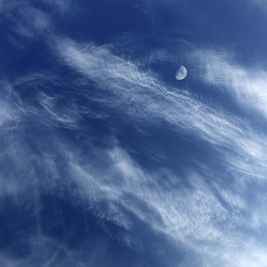 Moon In Cloudy Sky #5 Photograph by Detlev Van Ravenswaay