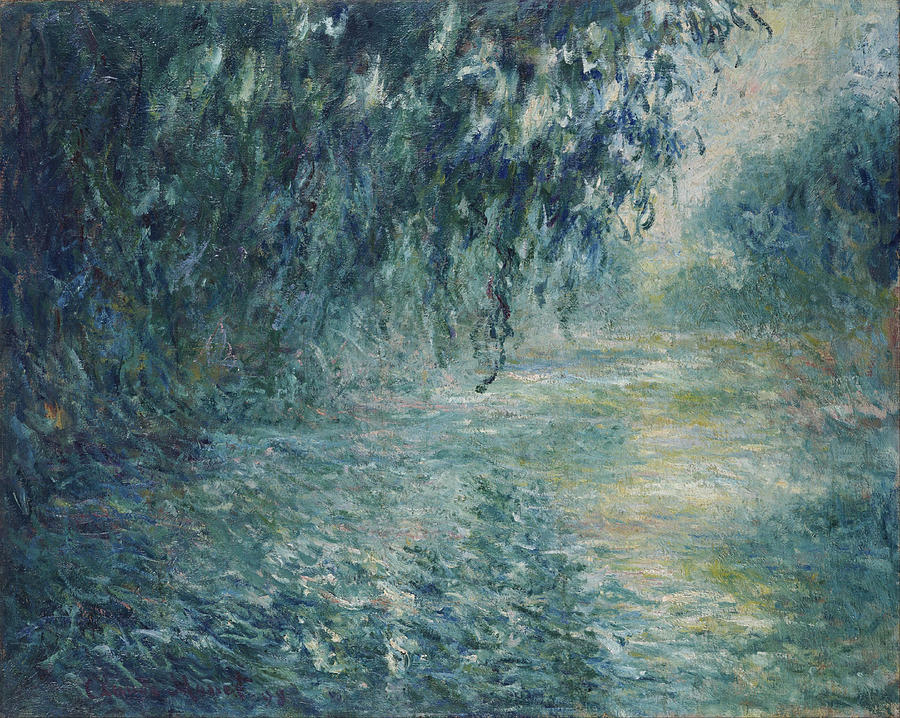 Morning On The Seine #5 Painting by Claude Monet