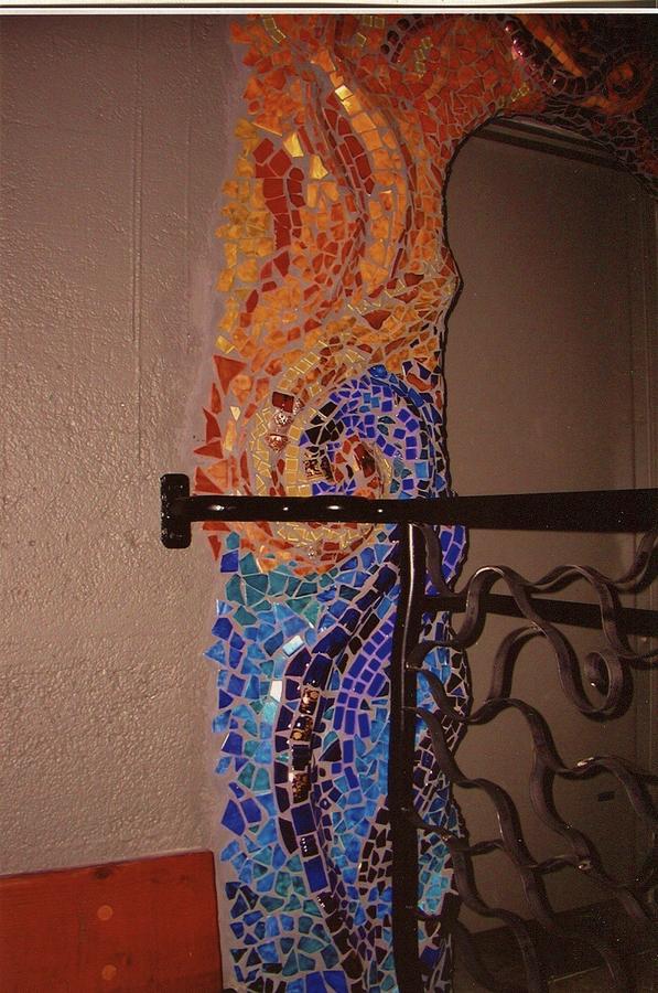 Mosaic Doorway #5 Ceramic Art by Charles Lucas