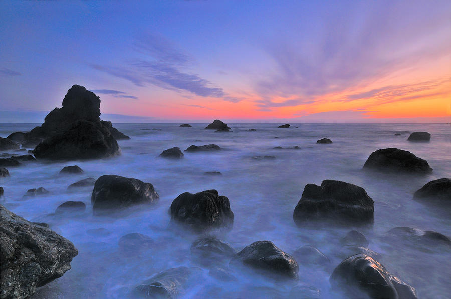 Muir Beach Sunset Photograph by Mark Rasmussen - Fine Art America