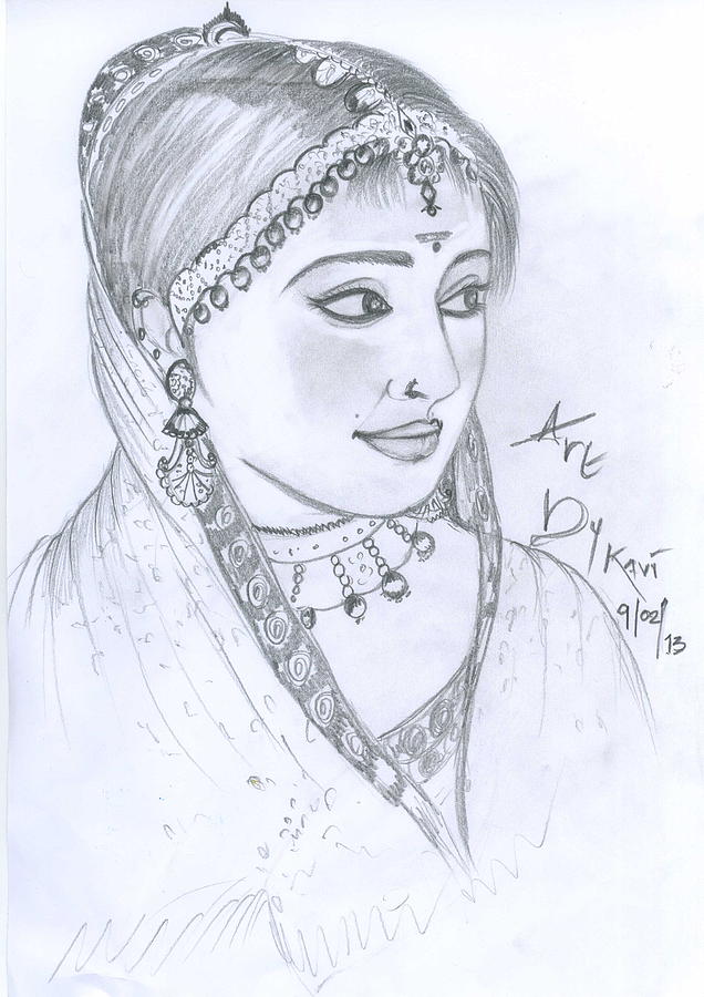 My Drawing #5 Drawing by Kaveind Kavi Mk