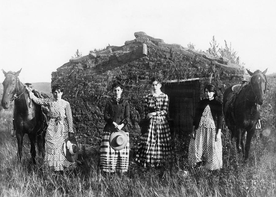 Nebraska Settlers, 1886 Photograph By Granger - Fine Art America