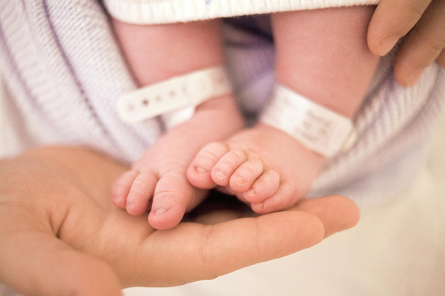 Parenthood Movie Photograph - Newborn Babys Feet #5 by Samuel Ashfield/science Photo Library