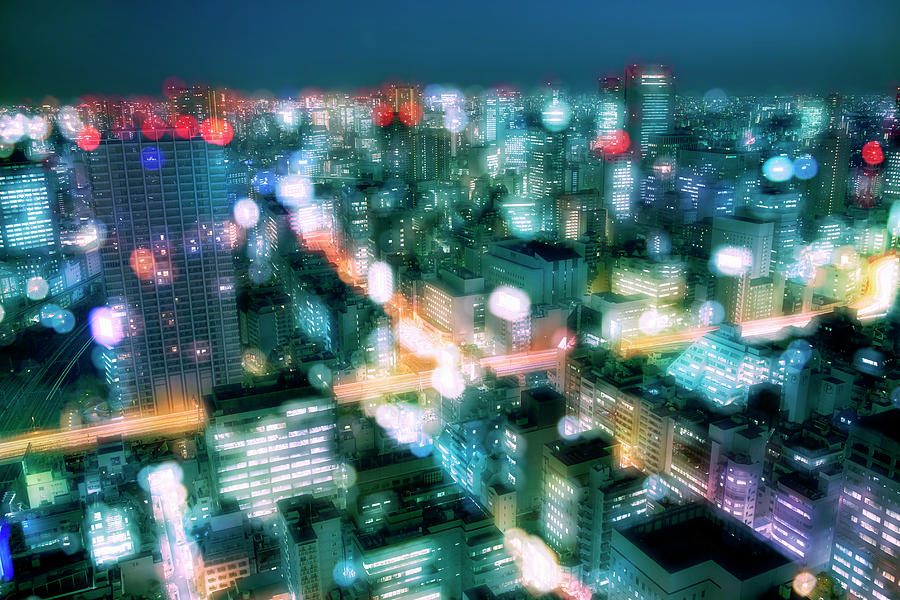 Nightscape In Tokyo With A Lot Of Glow #5 Photograph by Hiroshi Watanabe