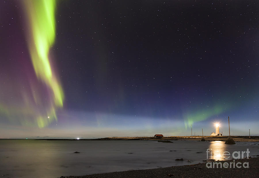 Northern Lights Reykjavik Iceland #6 Photograph by Gunnar Orn Arnason