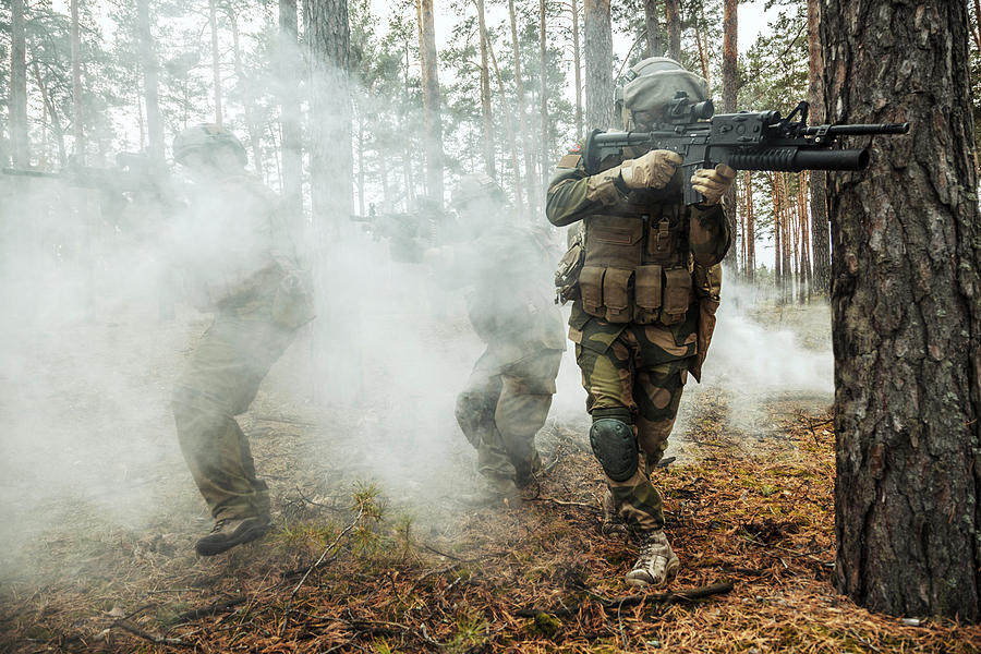 Norwegian Rapid Reaction Special Forces Photograph by Oleg Zabielin ...