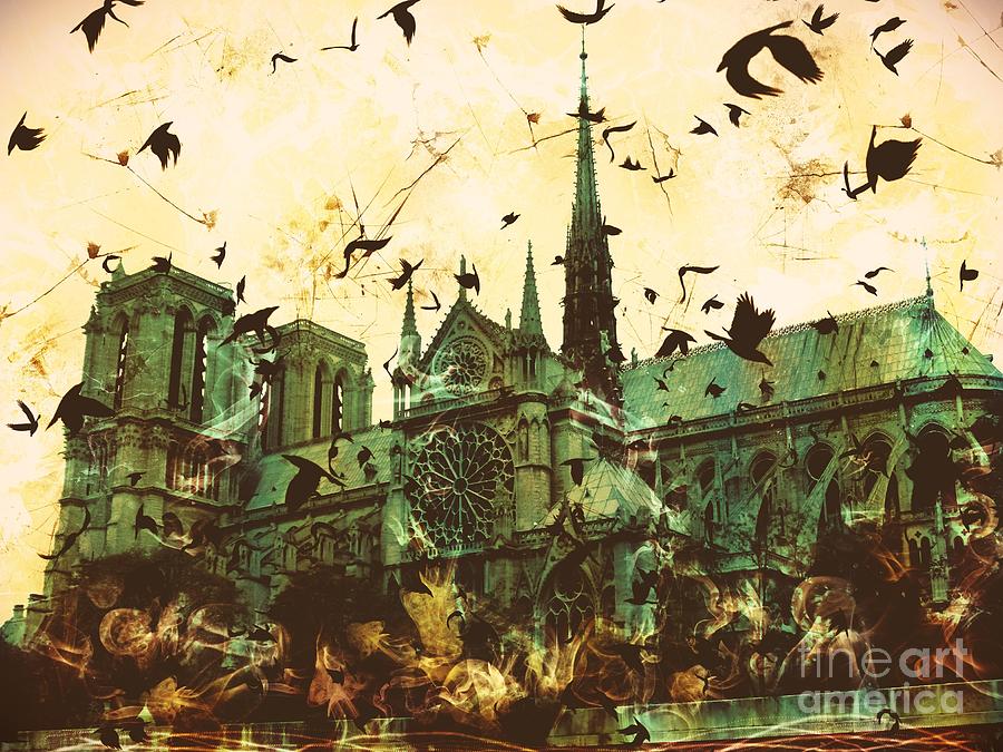 Notre Dame de Paris #5 Digital Art by Marina McLain