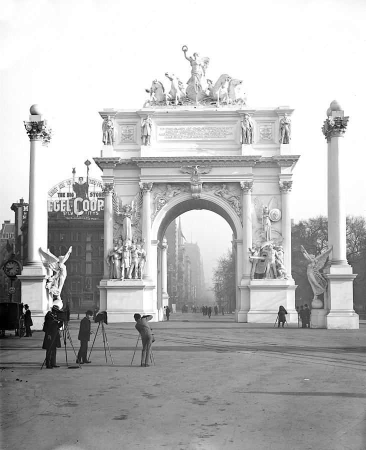 Nyc, Madison Square, Dewey Arch #5 Photograph by Science Source