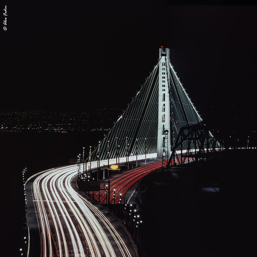 Oakland Bridge #6 Photograph by Alexander Fedin