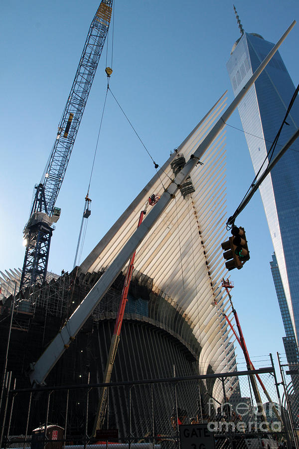 Oculus WTC Construction #5 Photograph by Steven Spak