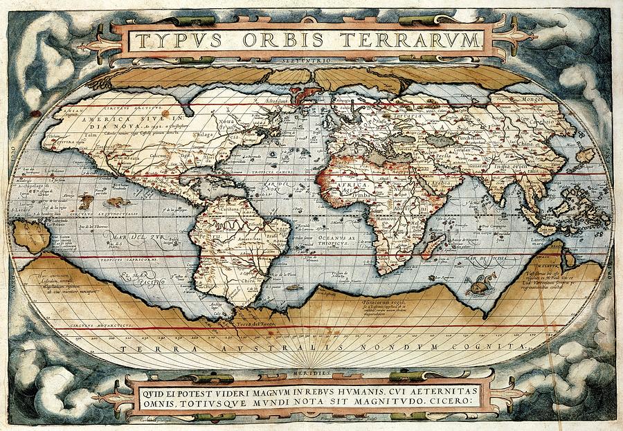 Ortelius, Abraham 1527-1598. Theatrum Photograph By Everett - Fine Art 