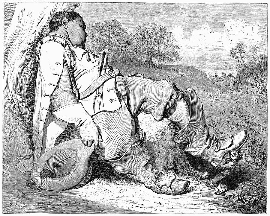 Tom Thumb #6 Drawing by Gustave Dore Tom Thumb #6 Drawing by Gustave Dore