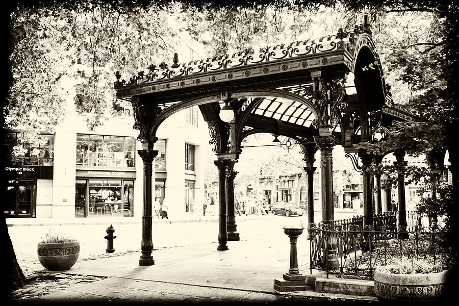 Pioneer Square Pergola Photograph
