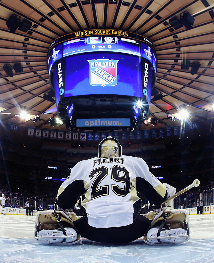 Pittsburgh Penguins V New York Rangers #5 Photograph by Bruce Bennett
