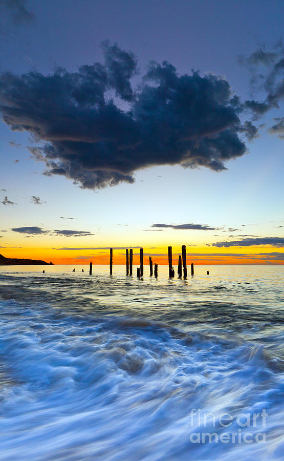 Port Willunga Sunset #6 Photograph by Bill  Robinson