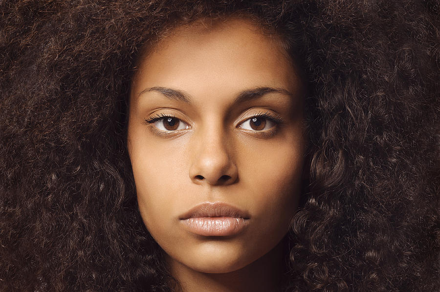Portrait of african american teenage girl #5 Photograph by Mihailomilovanovic