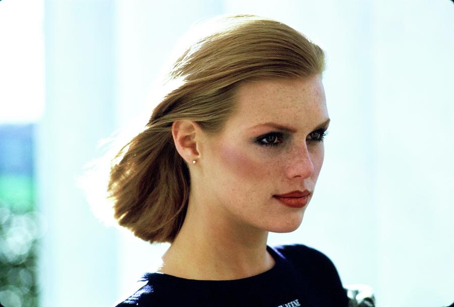 Portrait Of Model Patti Hansen Photograph by Arthur Elgort
