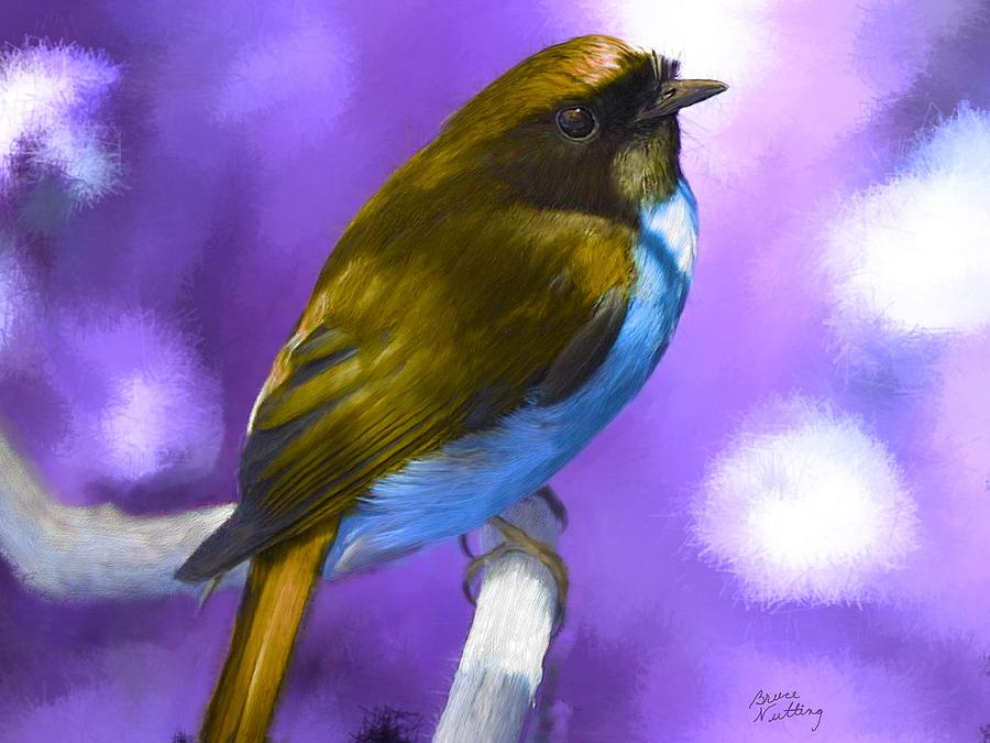 Pretty Bird #5 Painting by Bruce Nutting