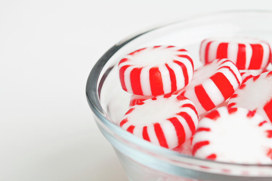 Red And White Candies, Studio Shot #5 Photograph by Sarah M. Golonka