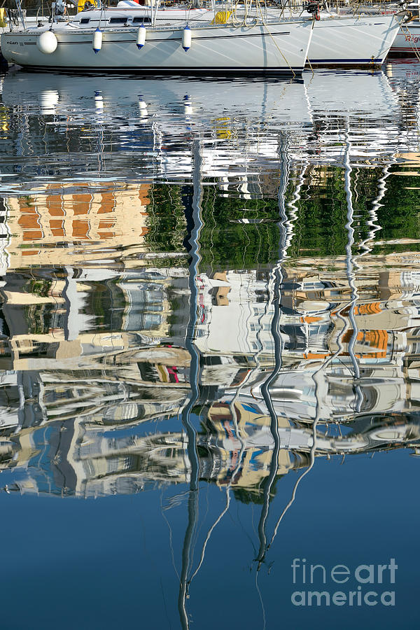 Reflections in Mikrolimano port #13 Photograph by George Atsametakis