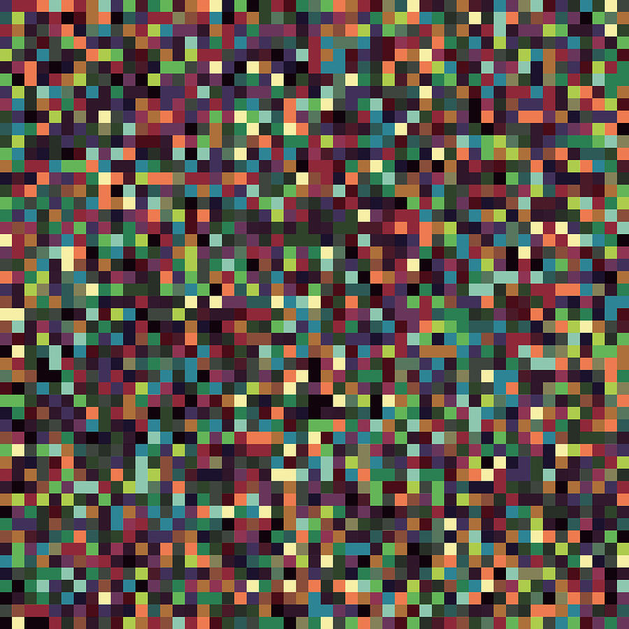 Retro Pixel Art #5 Digital Art by Mike Taylor