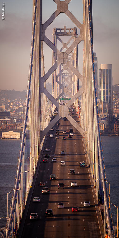 San Francisco Bay Bridge Photograph by Alexander Fedin