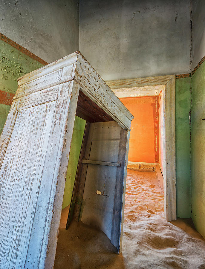 Sand In The Rooms Of A Colourful #5 Photograph by Robert Postma
